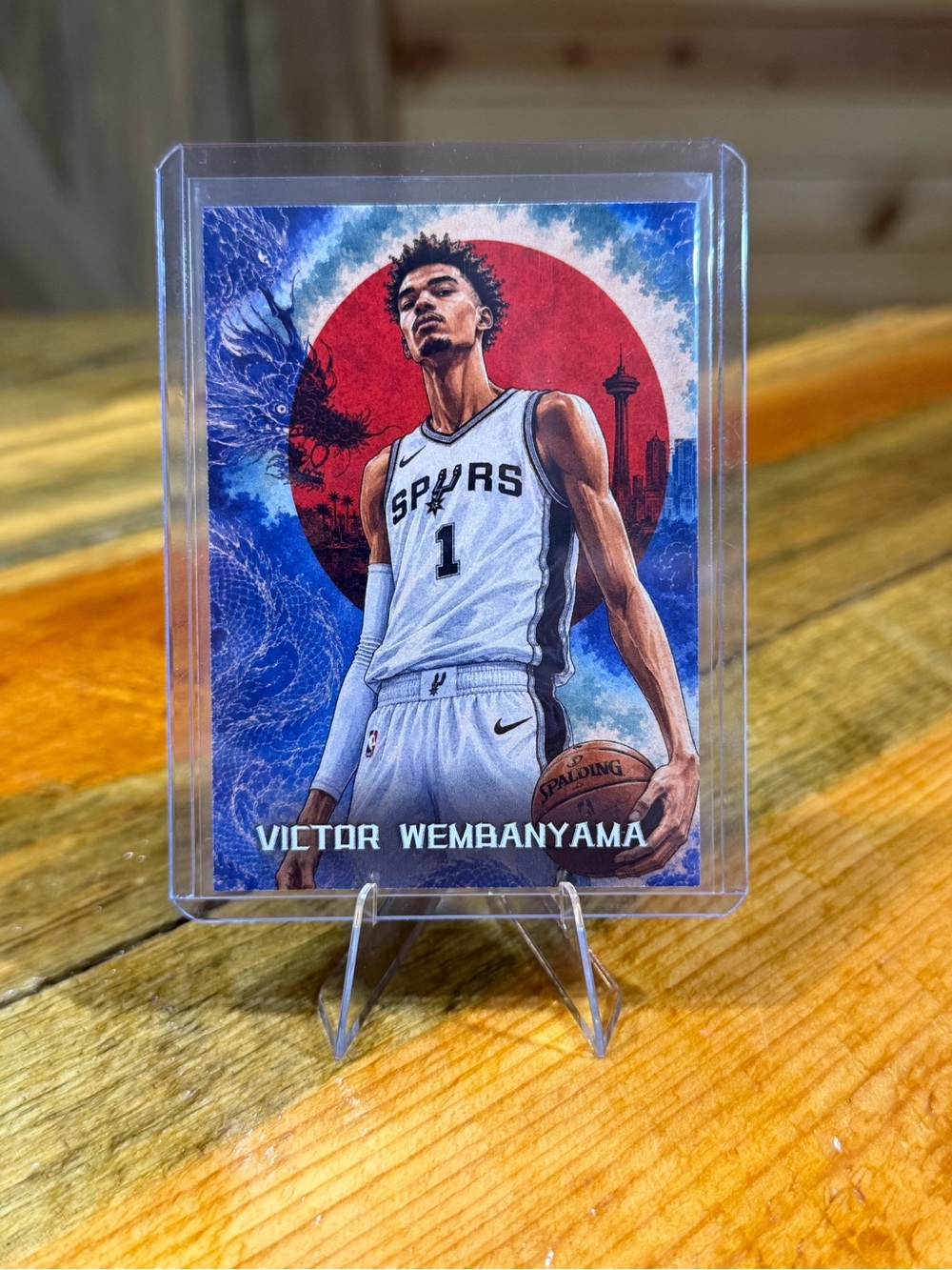 Victor Wembanyama San Antonio Spurs Custom Basketball Trading Card